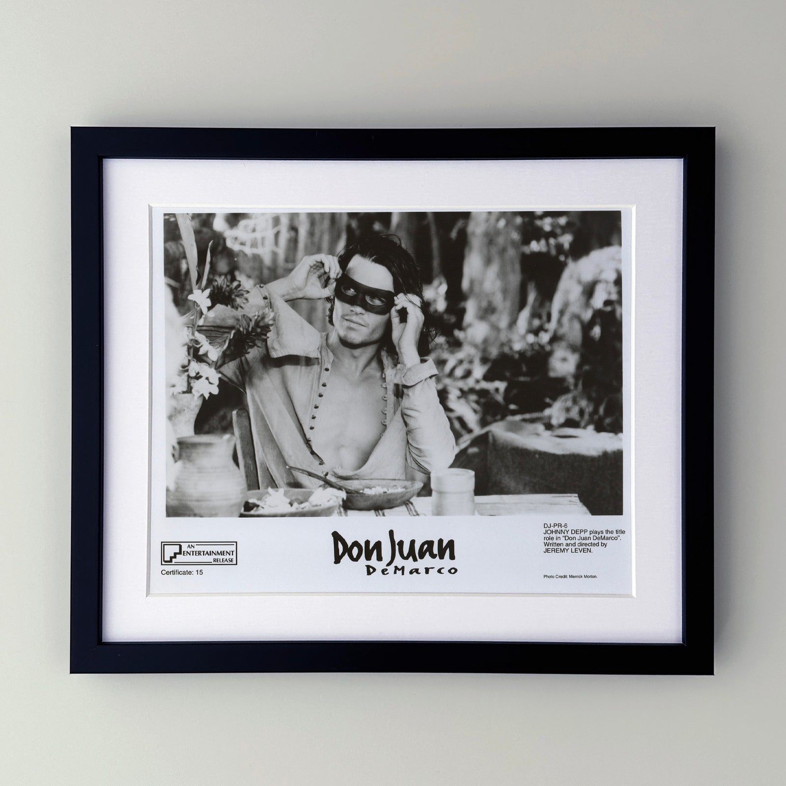 Don Juan DeMarco 1994 Publicity Film Movie Press Still Framed
