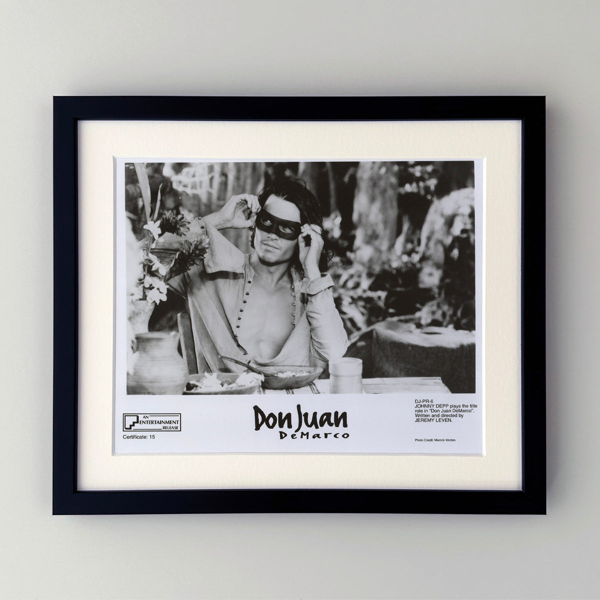 Don Juan DeMarco 1994 Publicity Film Movie Press Still Framed