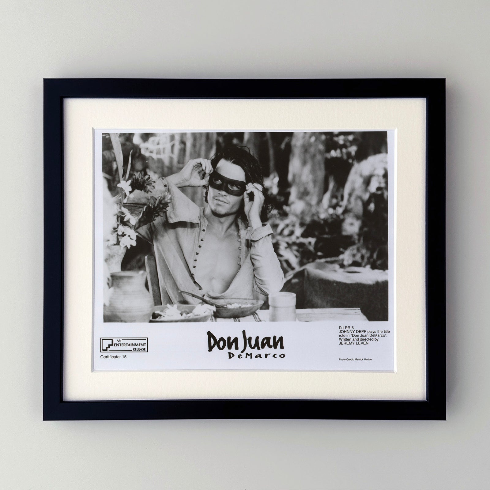 Don Juan DeMarco 1994 Publicity Film Movie Press Still Framed