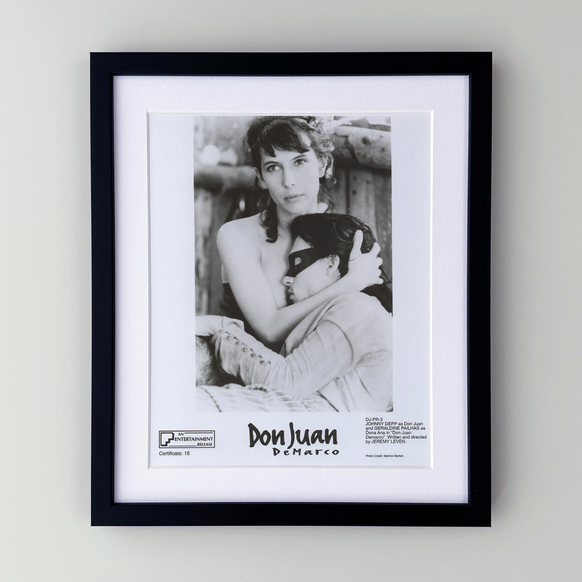 Don Juan DeMarco 1994 Publicity Film Movie Press Still Framed