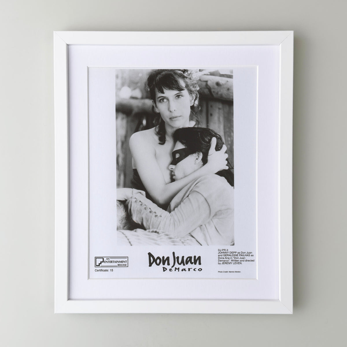 Don Juan DeMarco 1994 Publicity Film Movie Press Still Framed