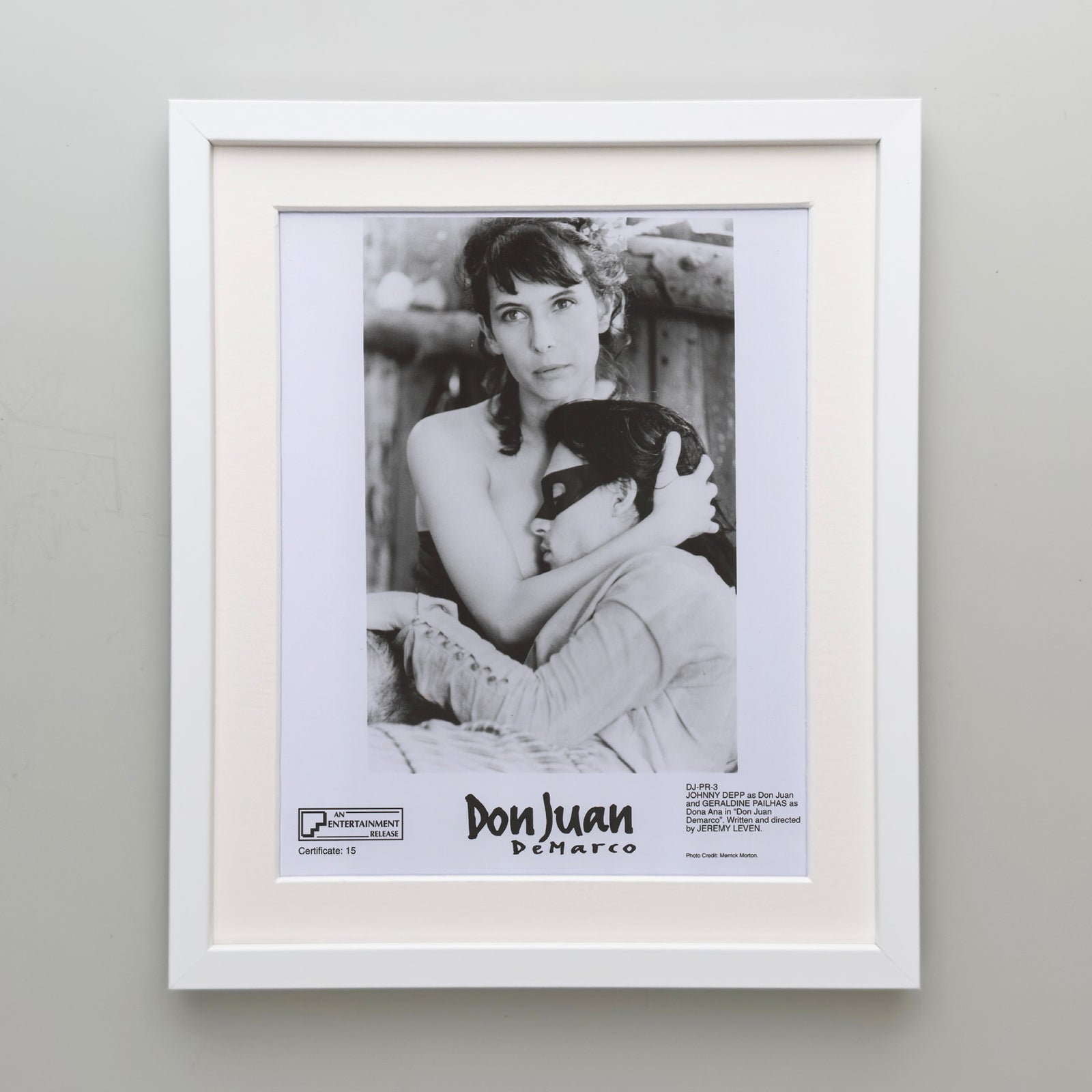 Don Juan DeMarco 1994 Publicity Film Movie Press Still Framed