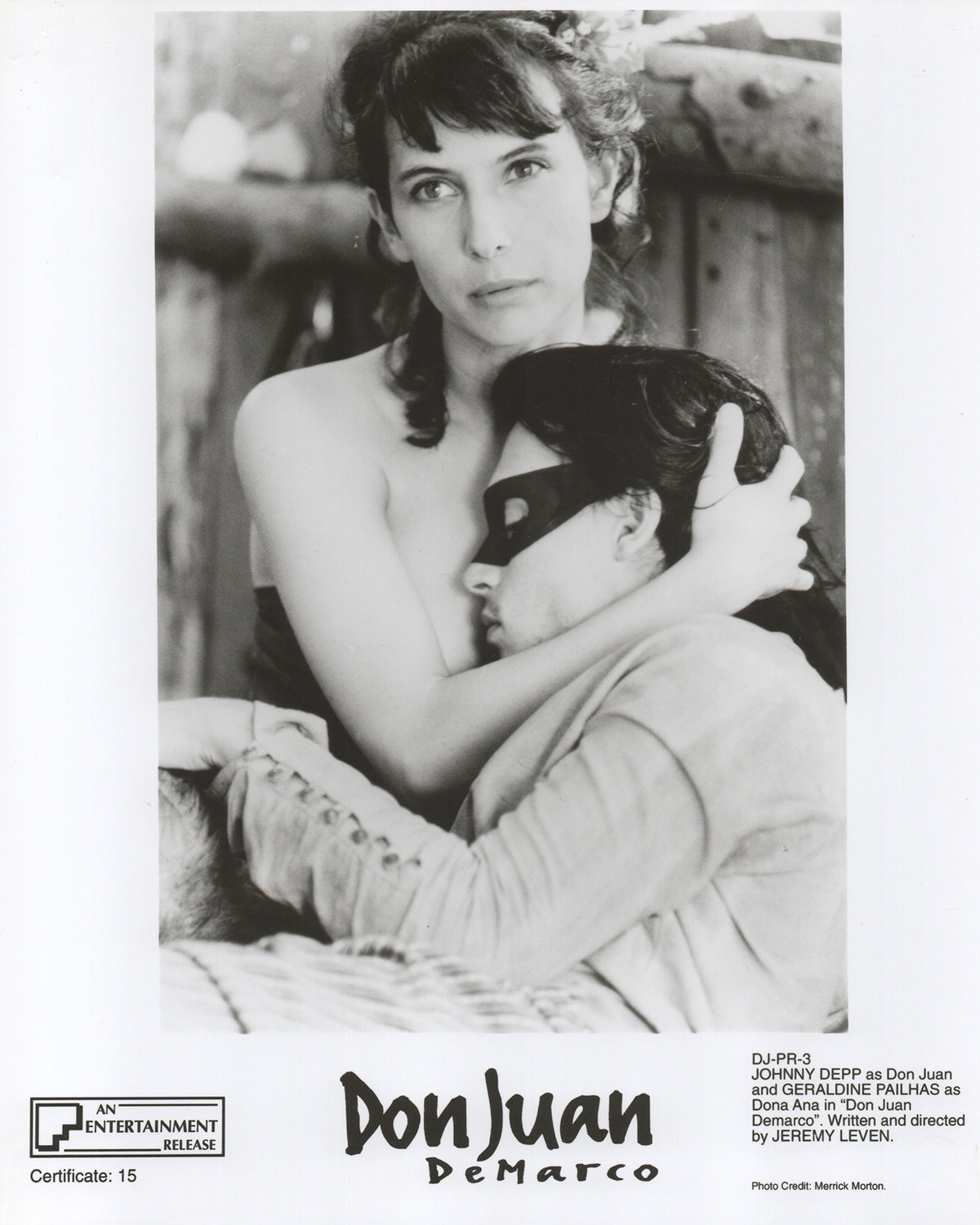 Don Juan DeMarco 1994 Publicity Film Movie Press Still Framed