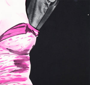 Don't Bother to Knock 1952 Swedish Film Poster Gunnar Tollin - detail