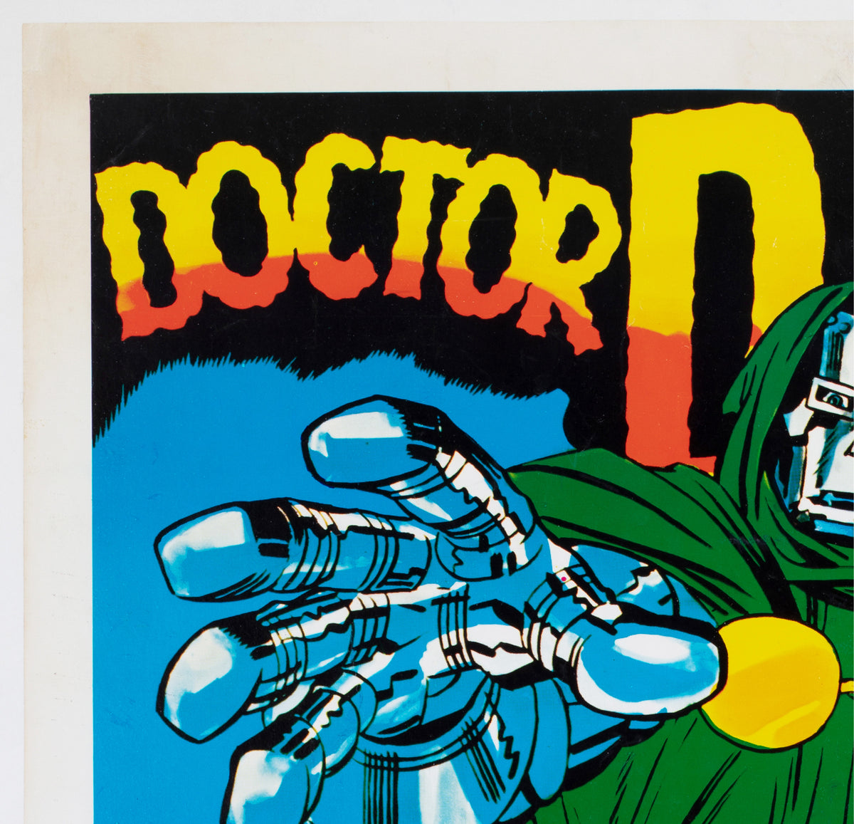 Dr Doom 1970 Marvel Poster, Jack Kirby