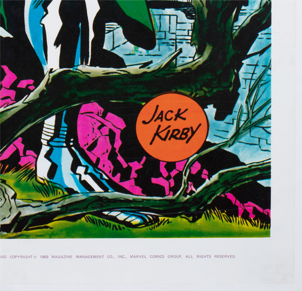 Dr Doom 1970 Marvel Poster, Jack Kirby