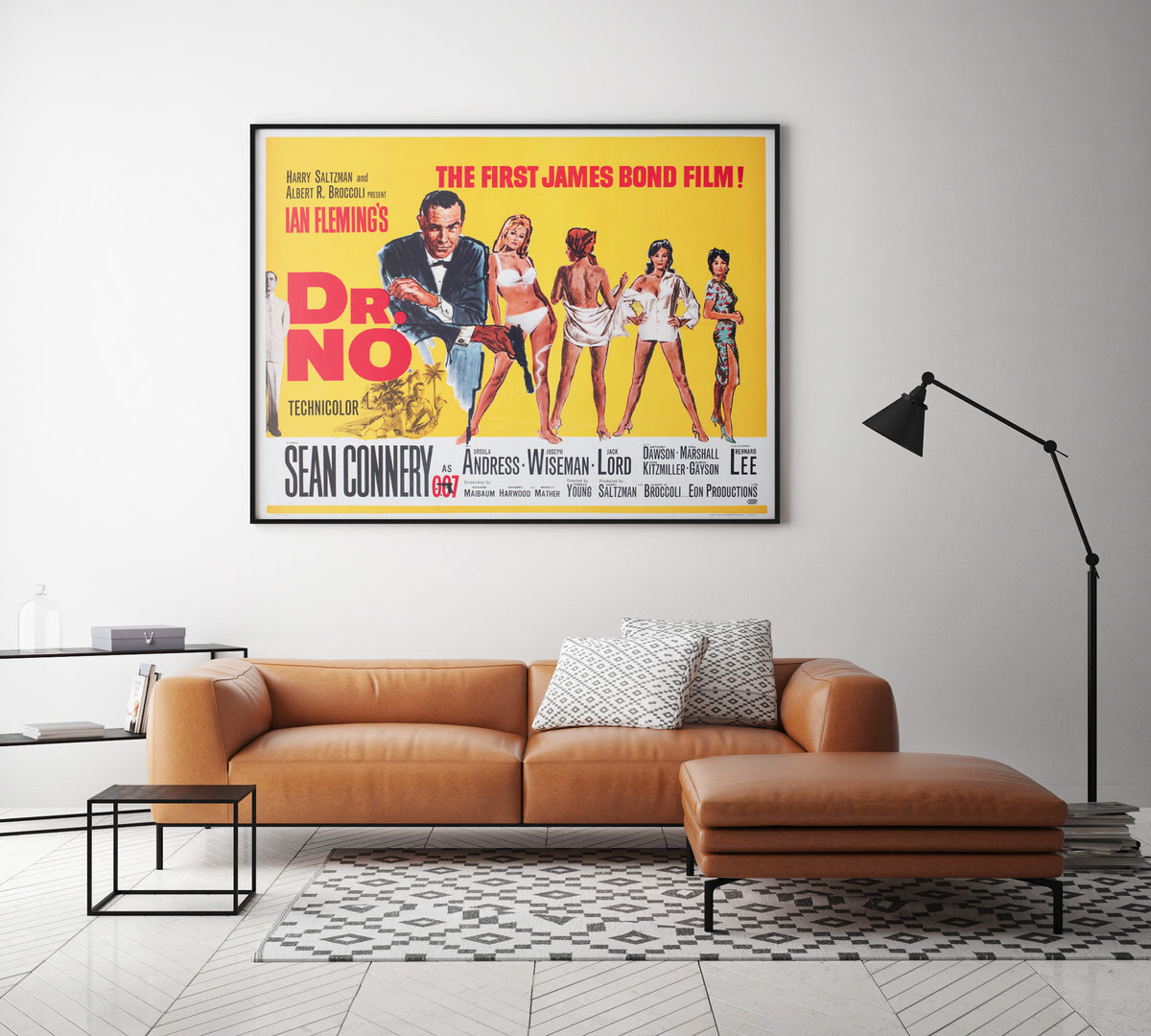 Dr No 1962 UK Quad Film Movie Poster, James Bond