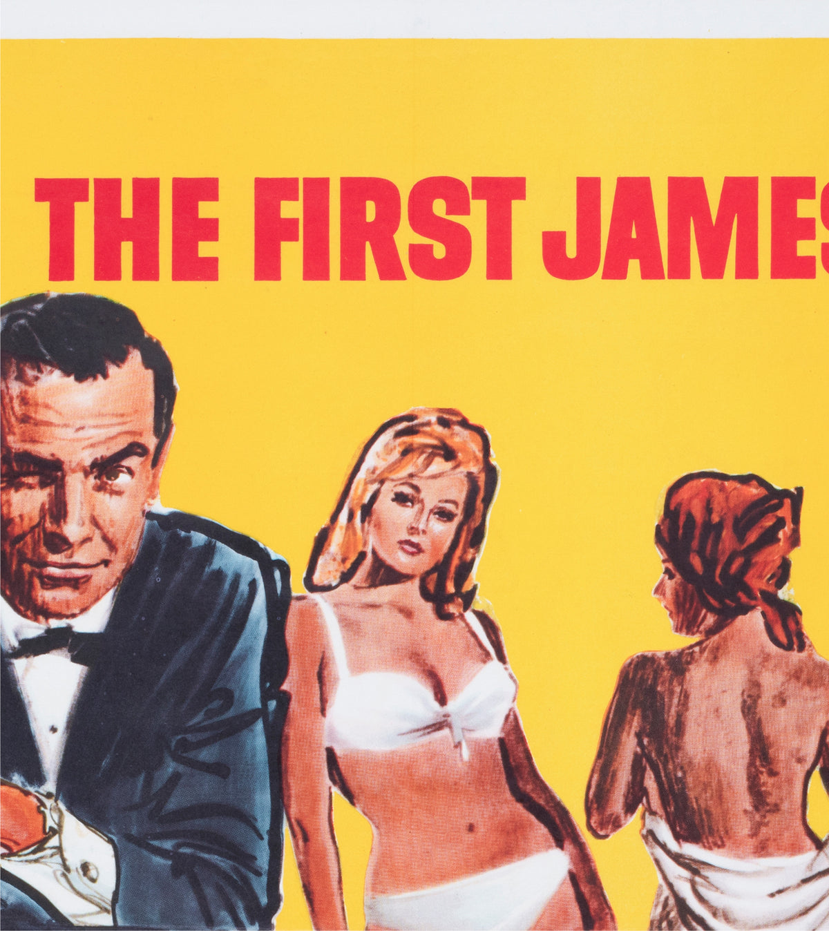 Dr No 1962 UK Quad Film Movie Poster, James Bond = detail