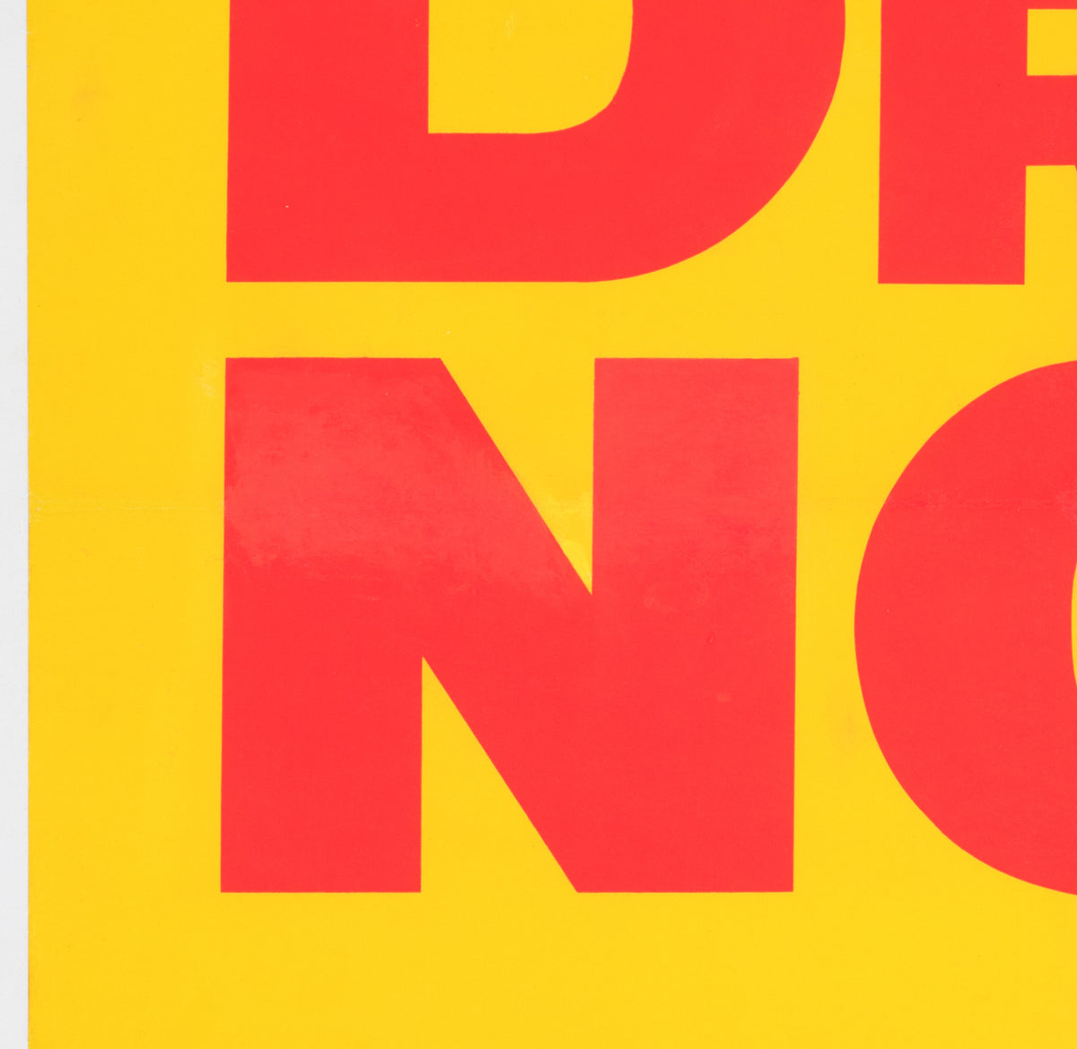 Dr No James Bond 1962 UK Double Crown Advanced Style B Film Movie Poster - detail