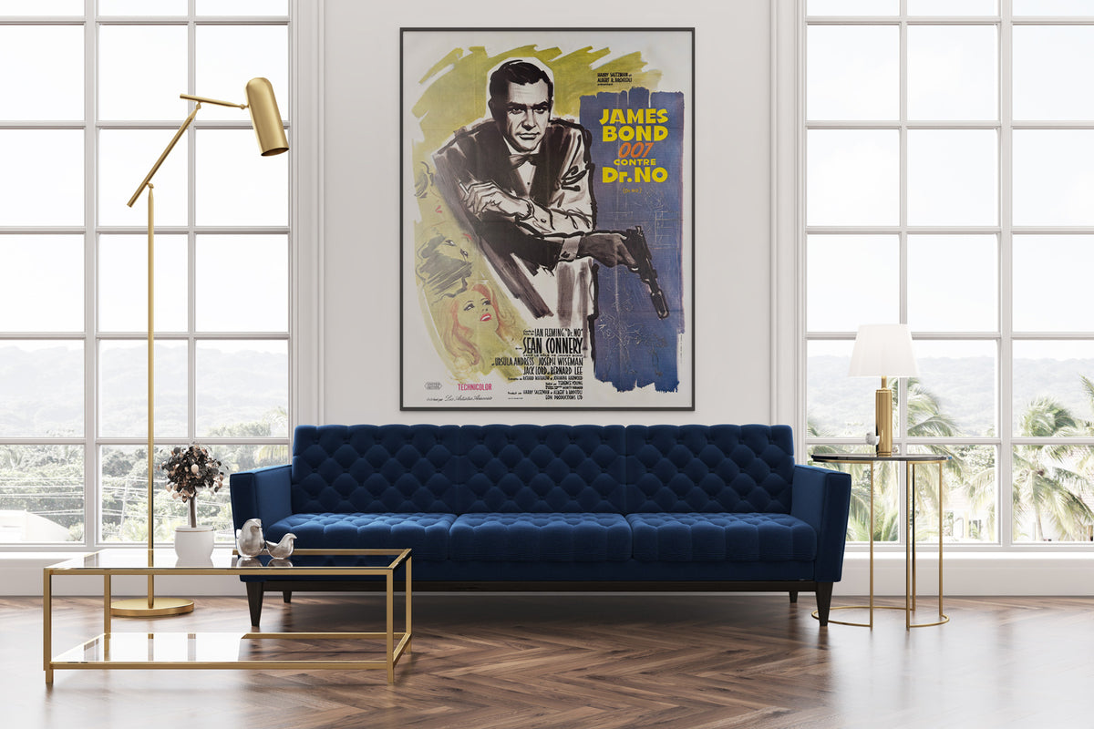 Dr. No R1970s French Grande Film Movie Poster