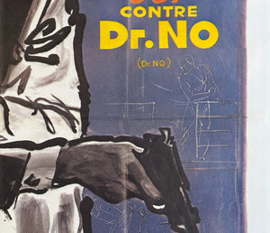 Dr. No R1970s French Grande Film Movie Poster - detail