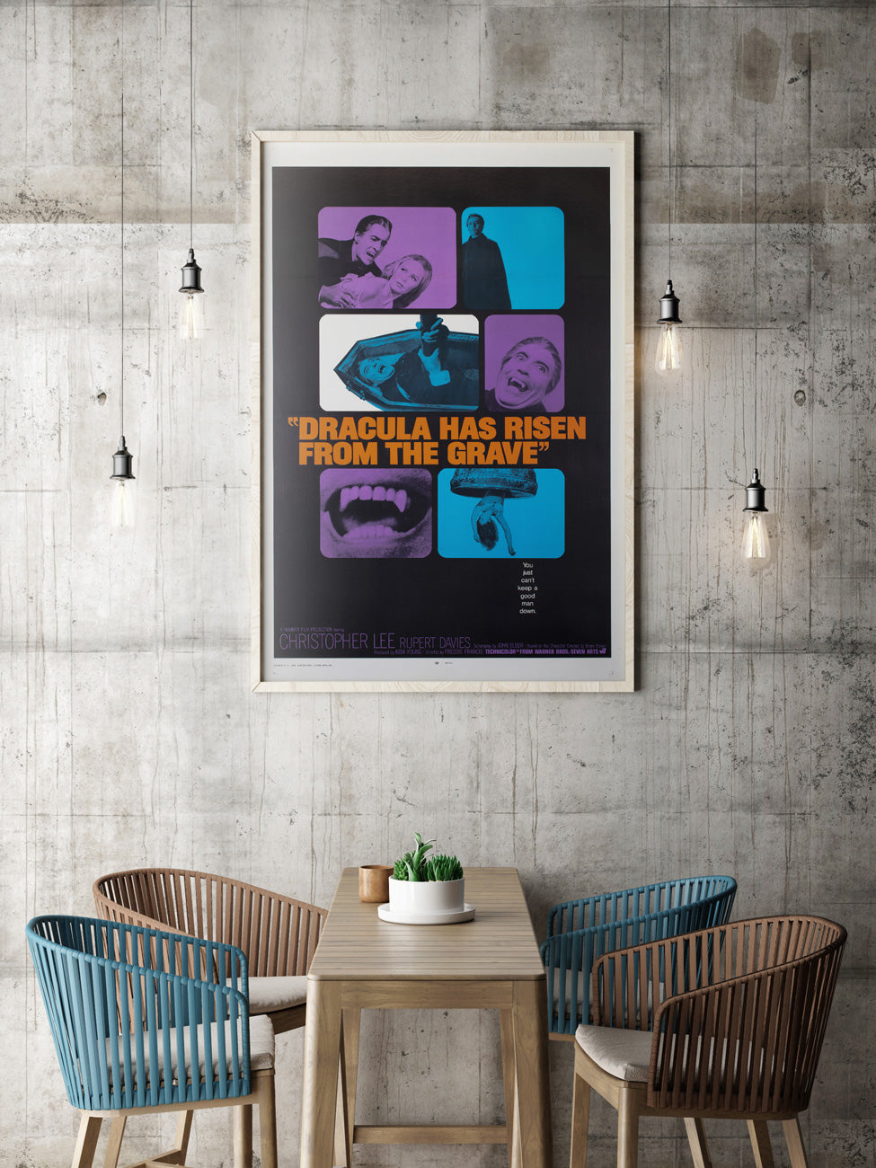 Dracula has Risen from the Grave 1969 US International 1 Sheet Film Movie Poster , Steve Frankfurt & Phillip Gips