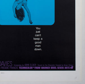 Dracula has Risen from the Grave 1969 US International 1 Sheet Film Movie Poster , Steve Frankfurt & Phillip Gips -detail