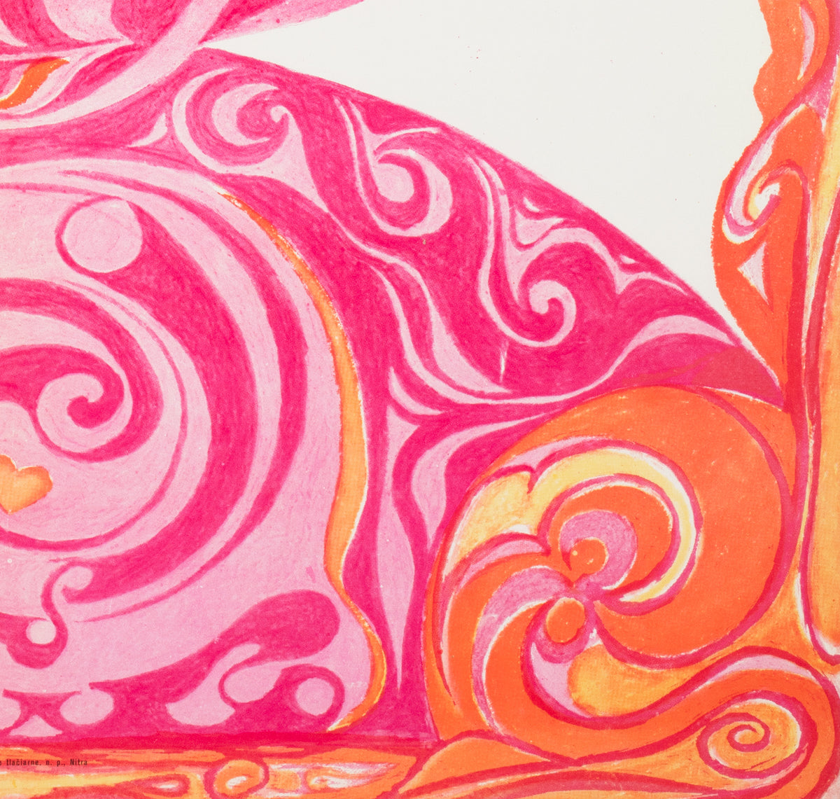 Dumbo 1971 Czech A1 Film Movie Poster - detail