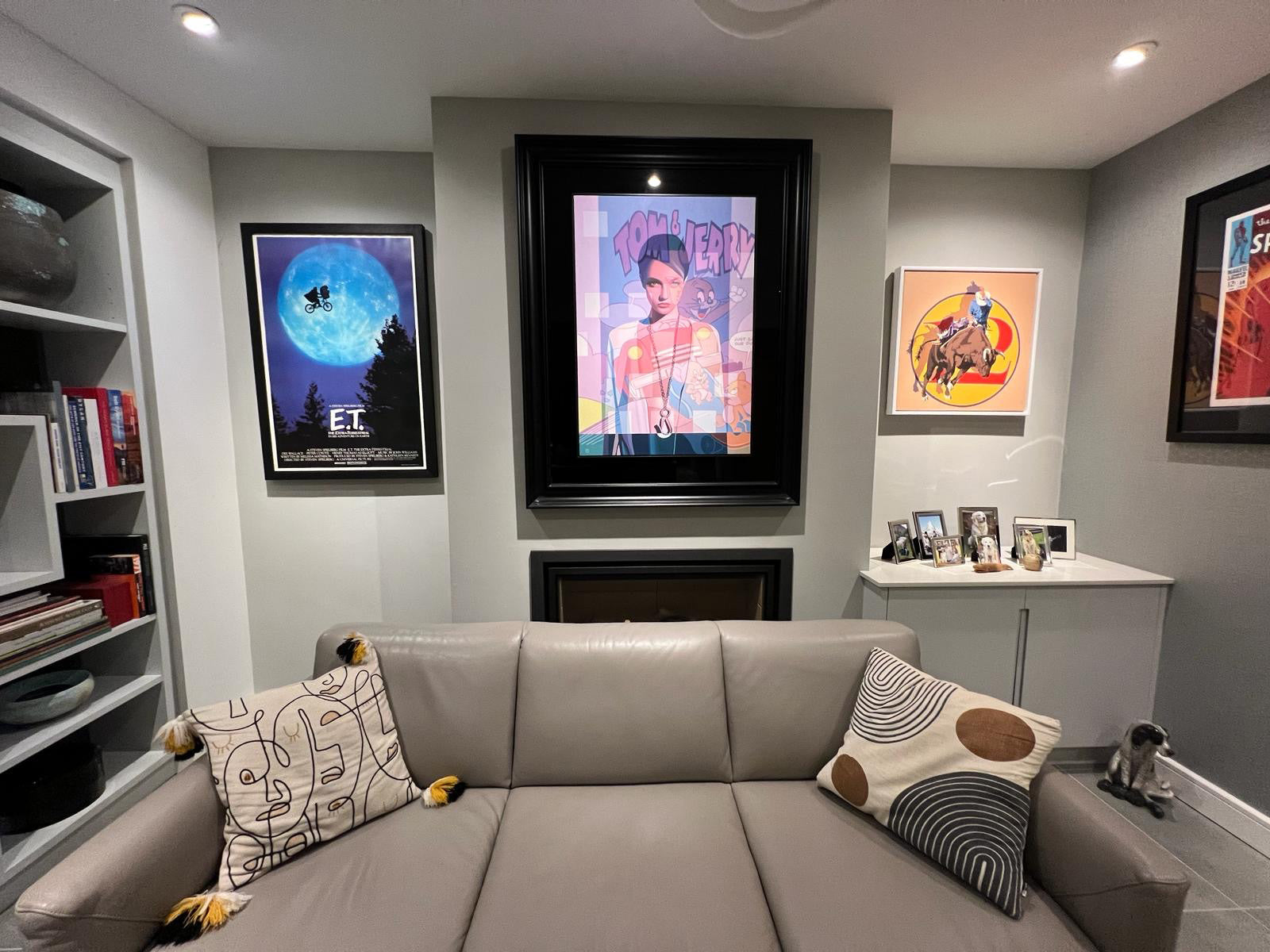 ET 1982 Original Vintage Bike Over Moon US 1 Sheet Film Movie Poster