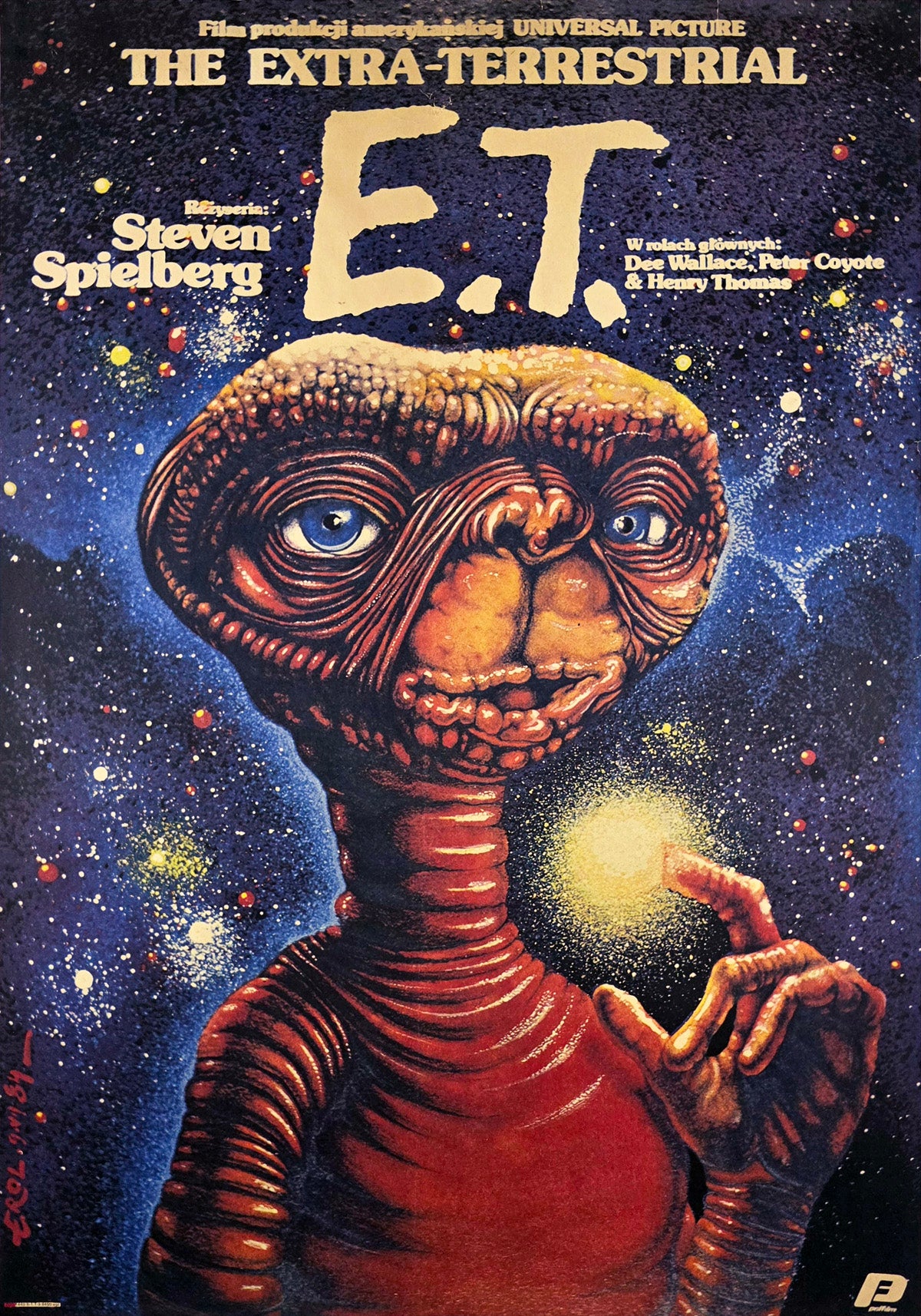 ET 1984 Polish B1 Film Poster Jakub Erol