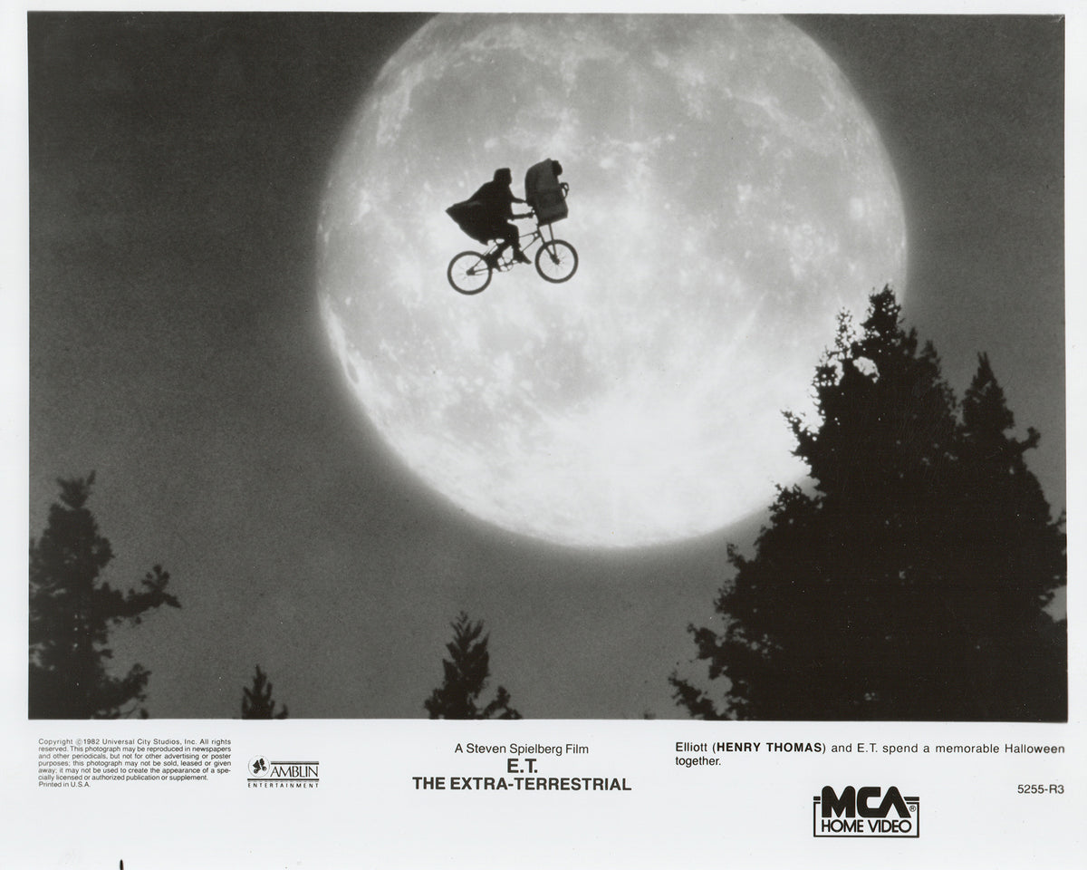 ET The Extra Terrestrial 1982 Film Movie Press Publicity Still Framed