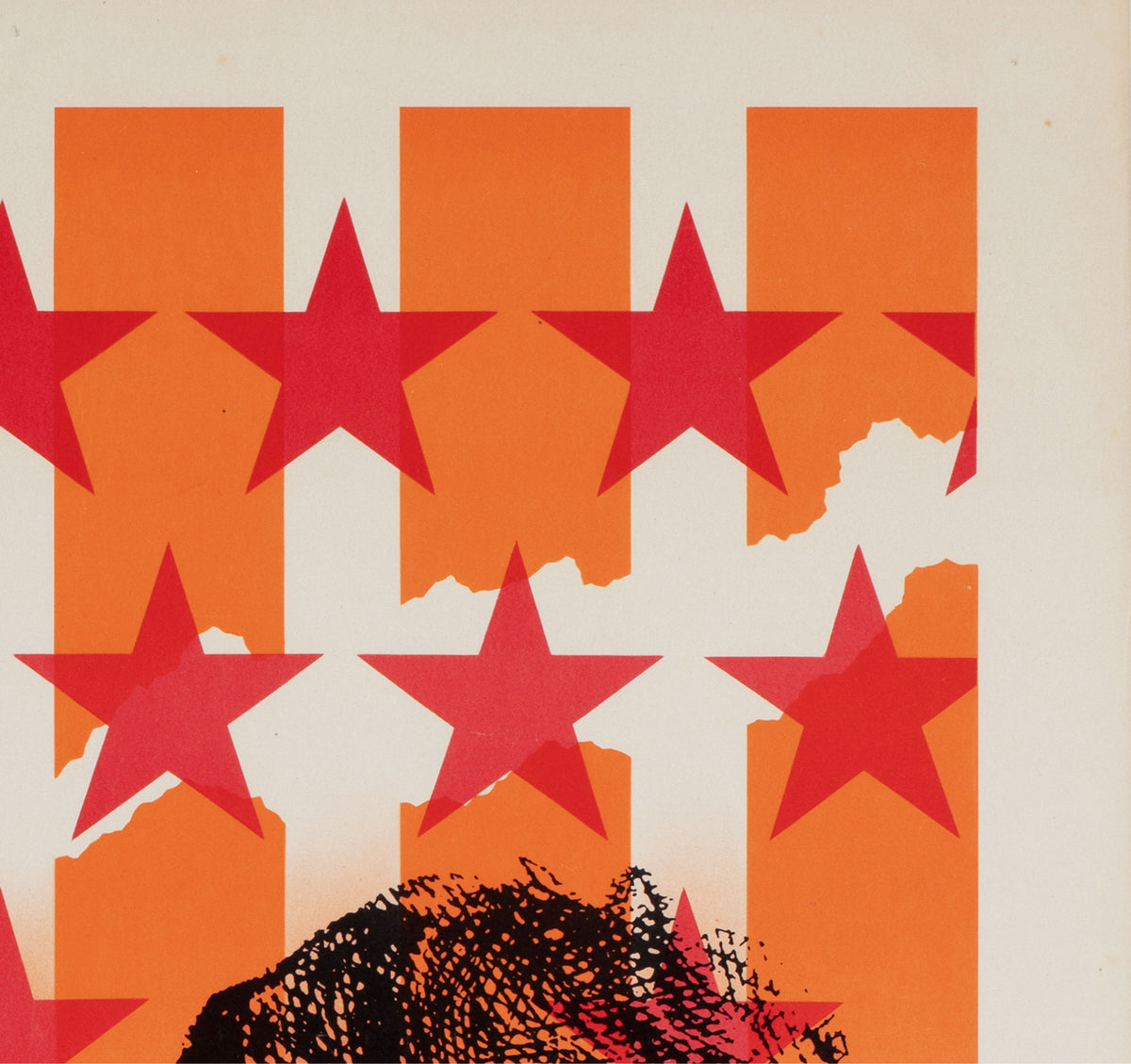 Easy Rider 1969 Japanese B2 Orange Style Film Movie Poster - detail