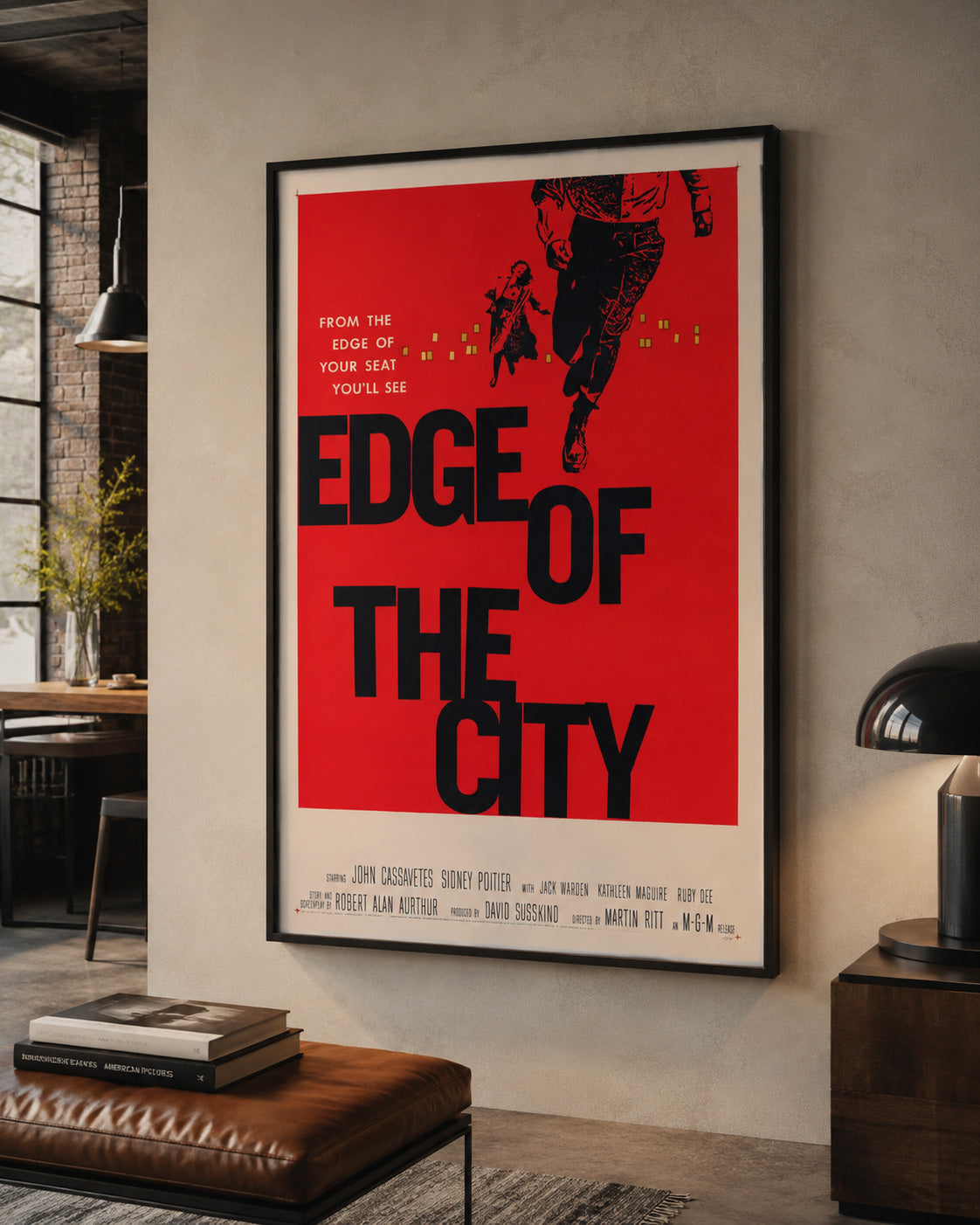 Edge of the City 1957 US 1 Sheet Film Poster Saul Bass