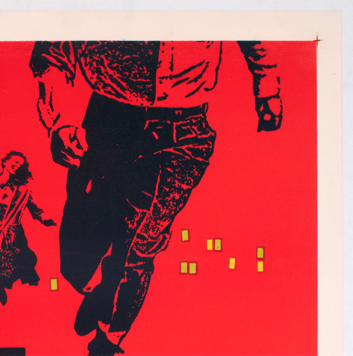 Edge of the City 1957 US 1 Sheet Film Poster Saul Bass - detail
