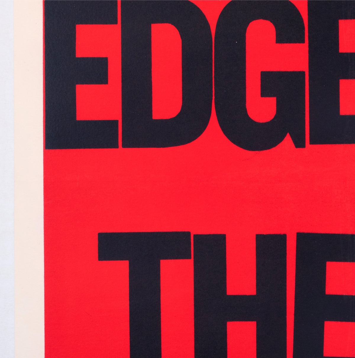 Edge of the City 1957 US 1 Sheet Film Poster Saul Bass - detail