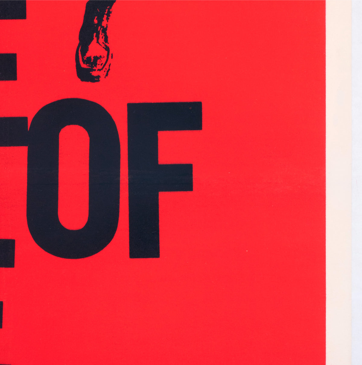 Edge of the City 1957 US 1 Sheet Film Poster Saul Bass - detail