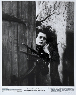 Edward Scissorhands (1990) Johnny Depp Tim Burton Publicity Film Movie Still - Framed