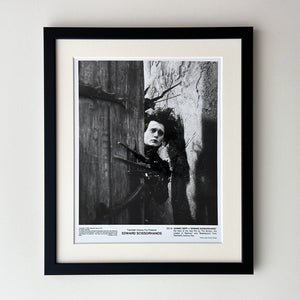 Edward Scissorhands (1990) Johnny Depp Tim Burton Publicity Film Movie Still - Framed