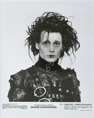 Edward Scissorhands (1990) Johnny Depp Tim Burton Publicity Film Movie Still - Framed