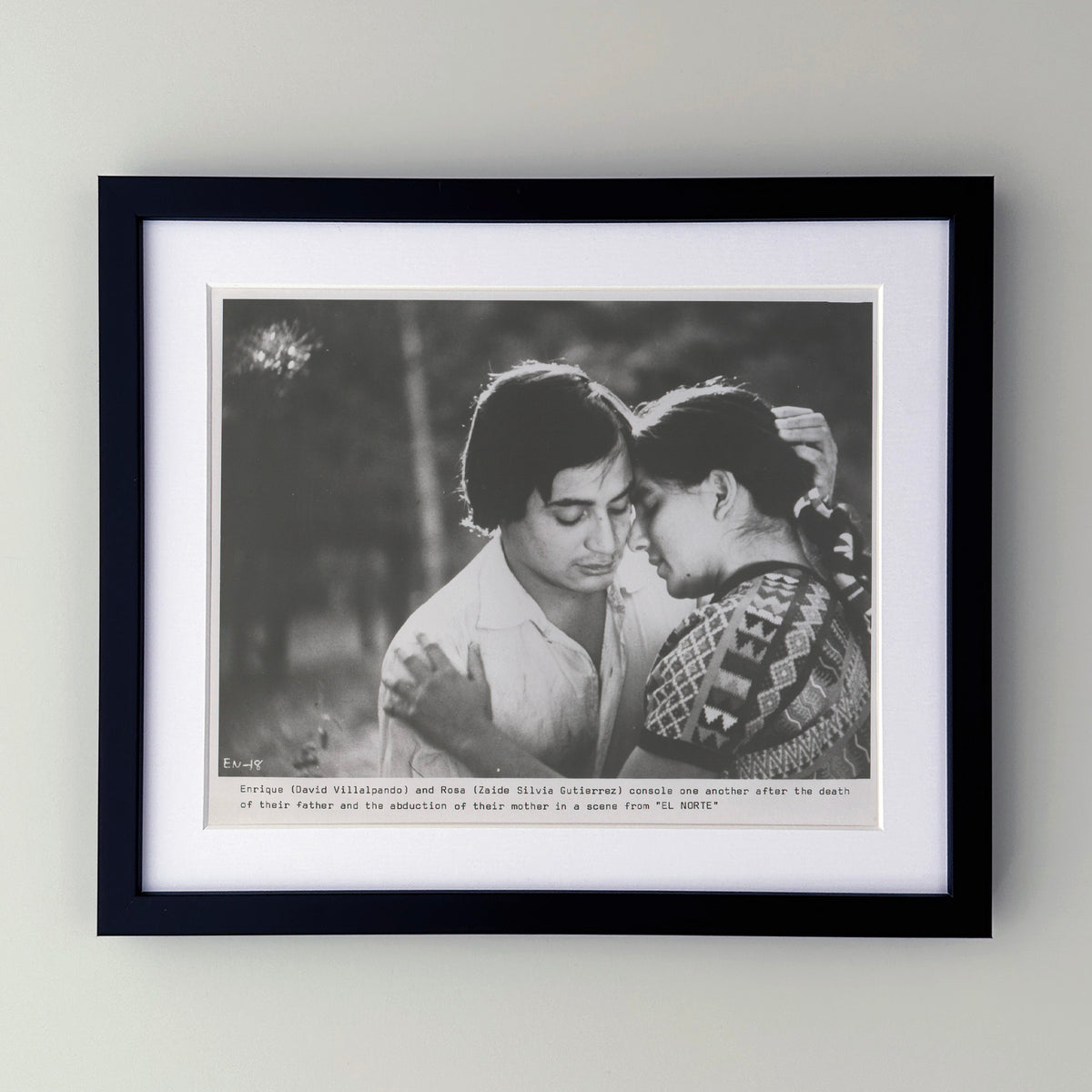 El Norte 1983 Film Movie Press Publicity Still Framed