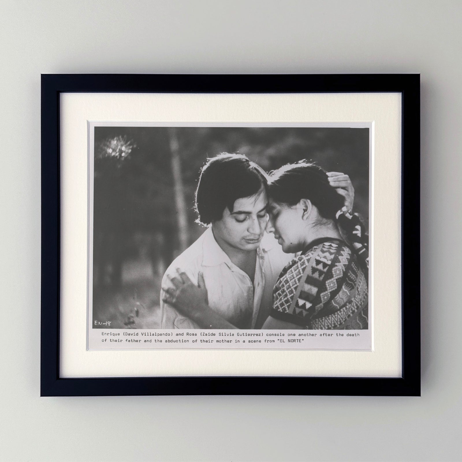 El Norte 1983 Film Movie Press Publicity Still Framed