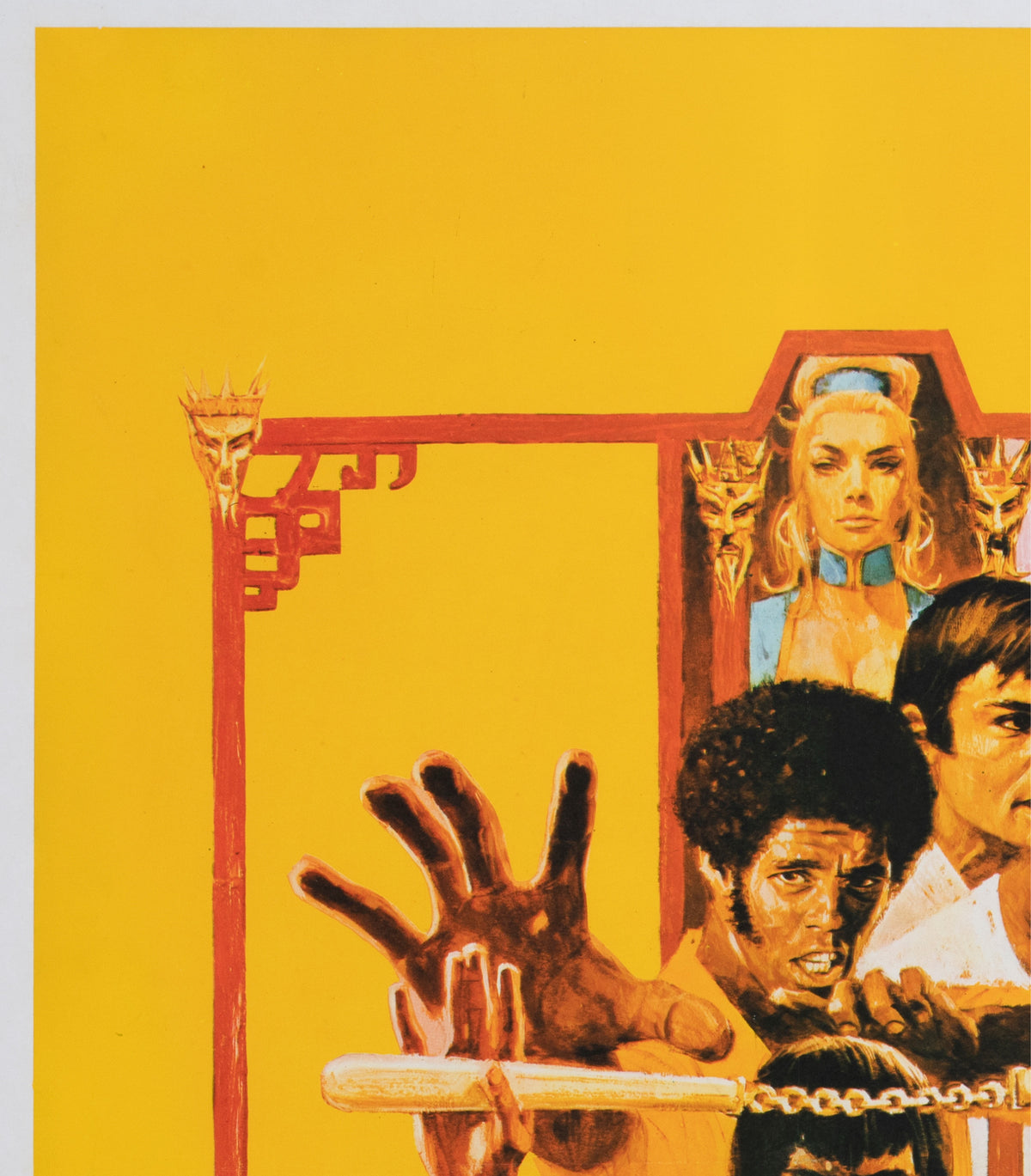 Enter the Dragon 1974 UK Quad Film Poster, Bruce Lee