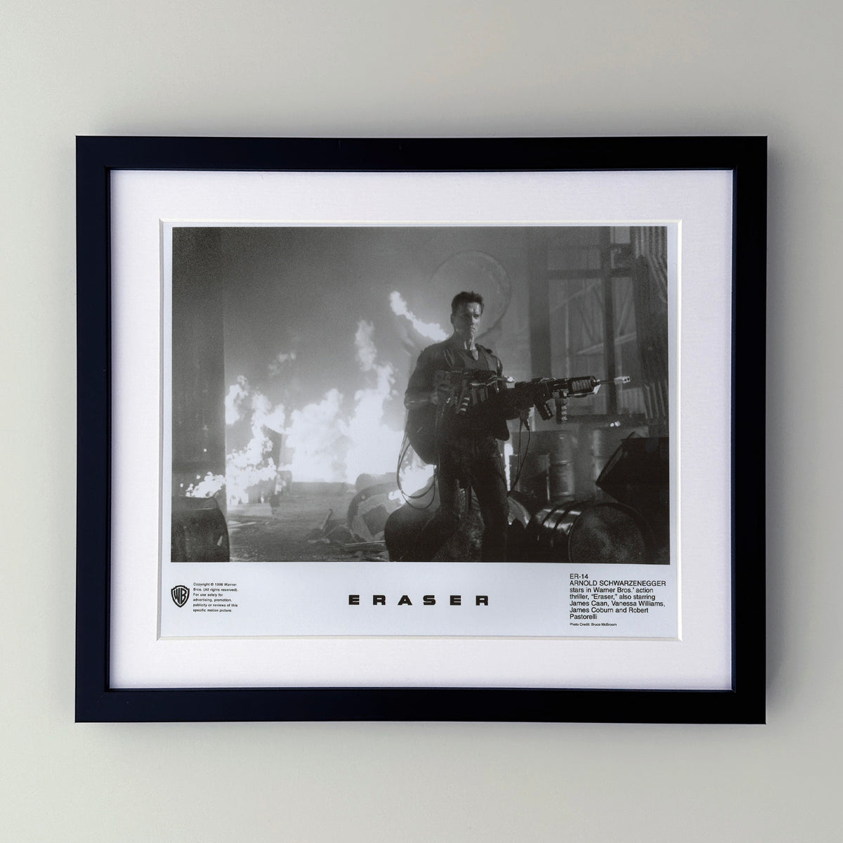 Eraser 1996 Film Movie Press Publicity Still Framed