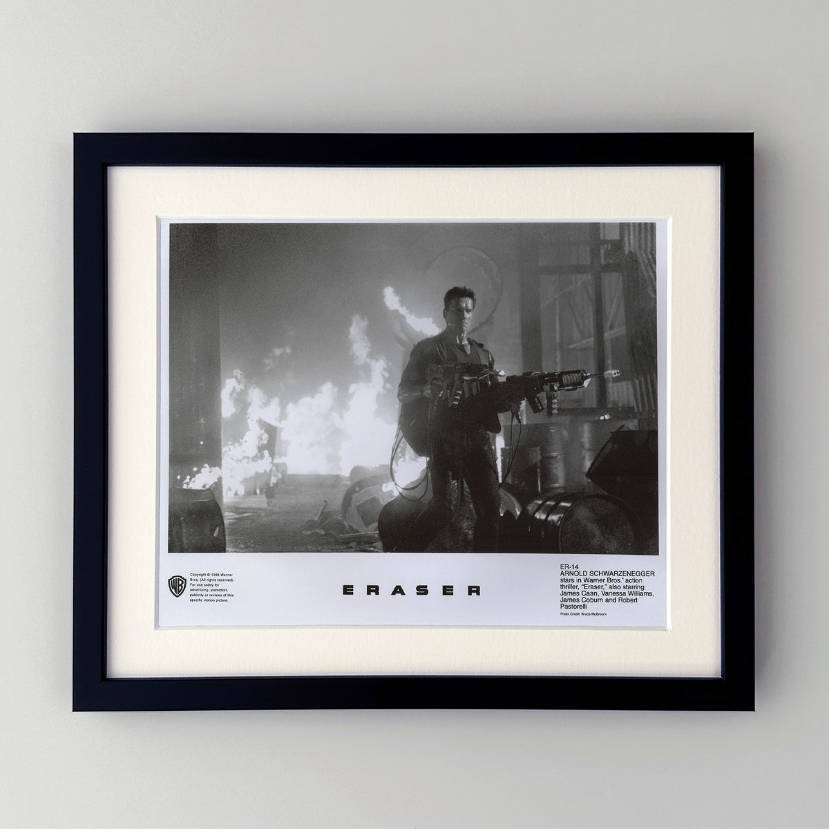 Eraser 1996 Film Movie Press Publicity Still Framed