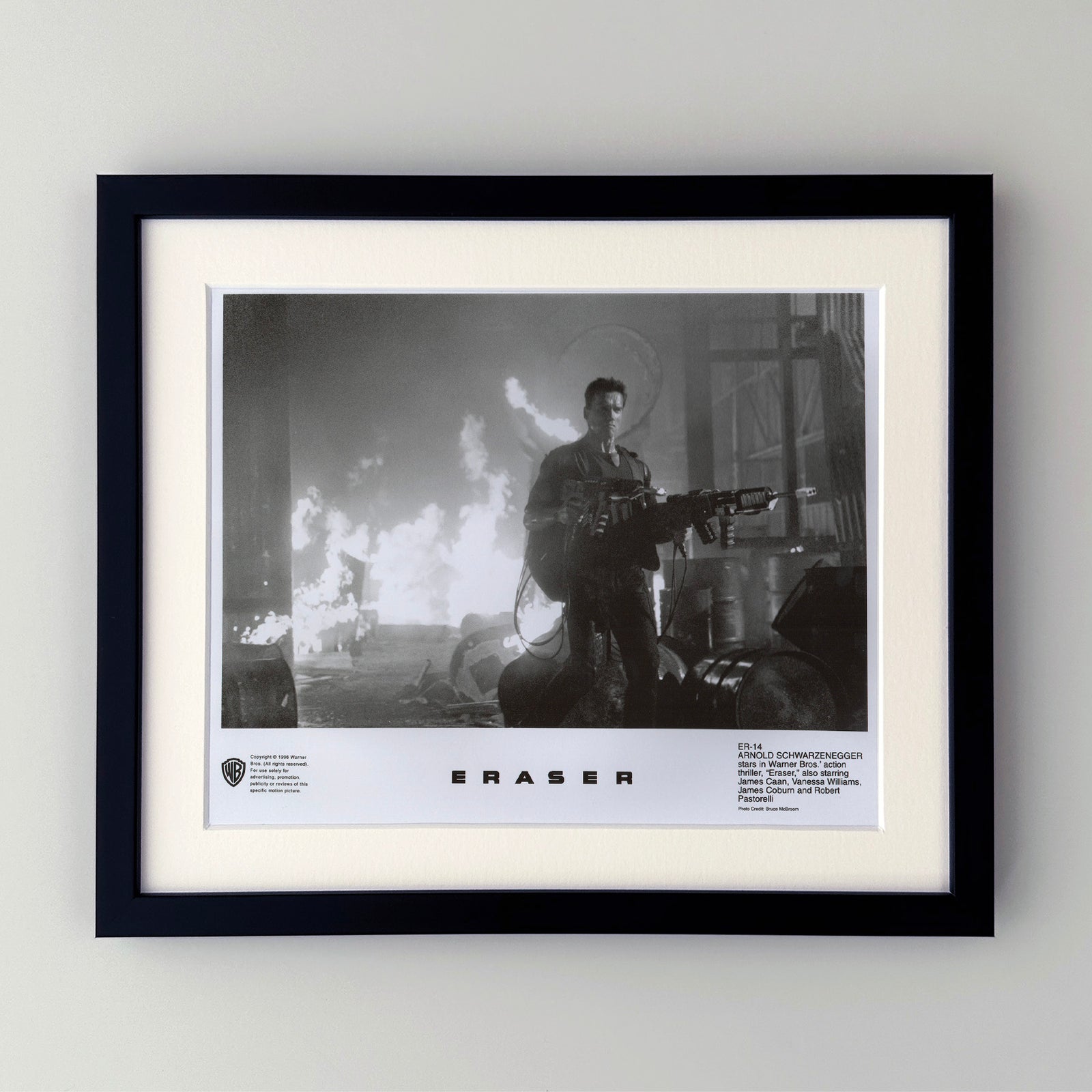 Eraser 1996 Film Movie Press Publicity Still Framed