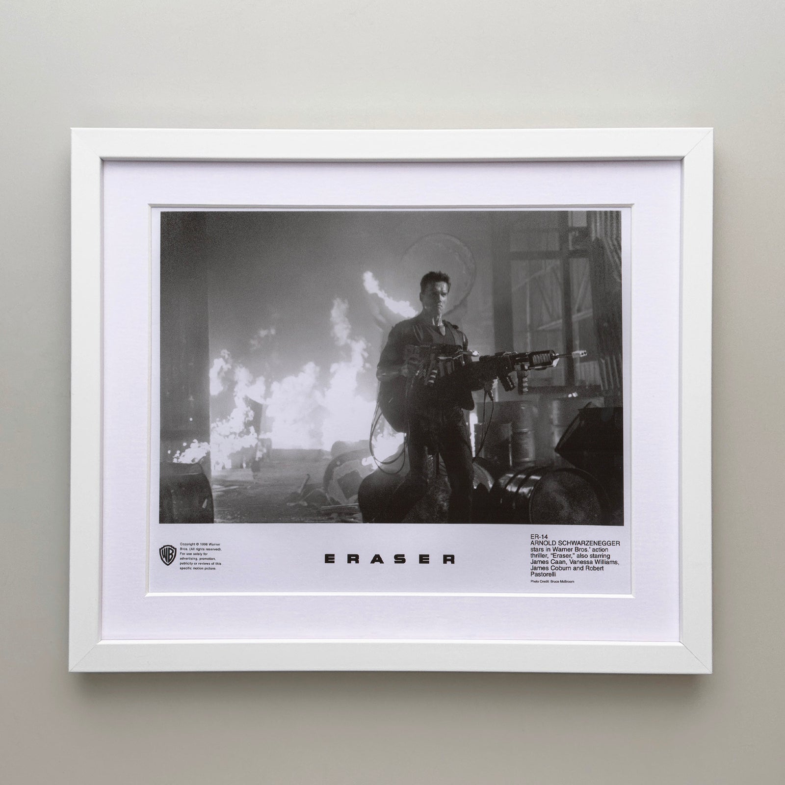 Eraser 1996 Film Movie Press Publicity Still Framed