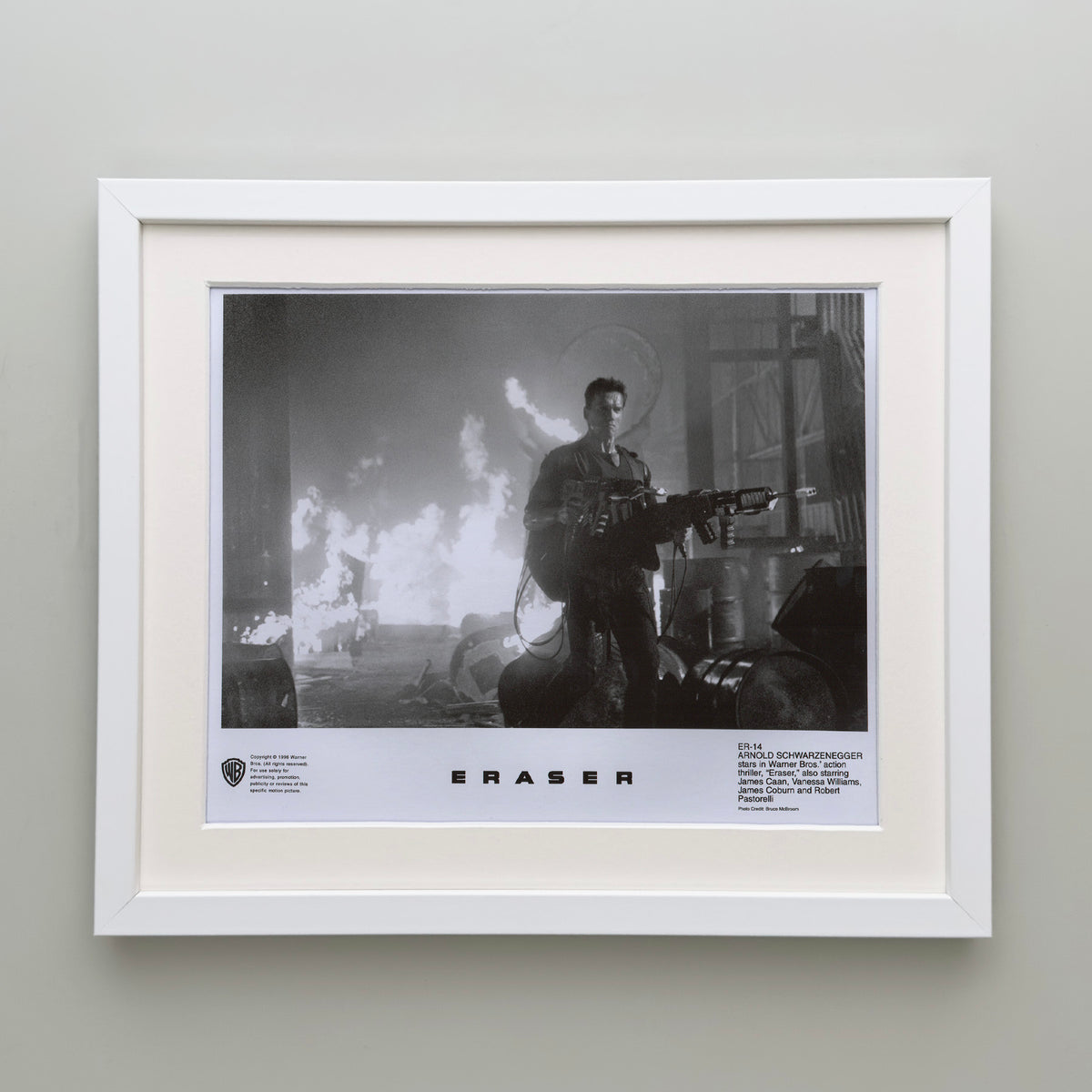 Eraser 1996 Film Movie Press Publicity Still Framed