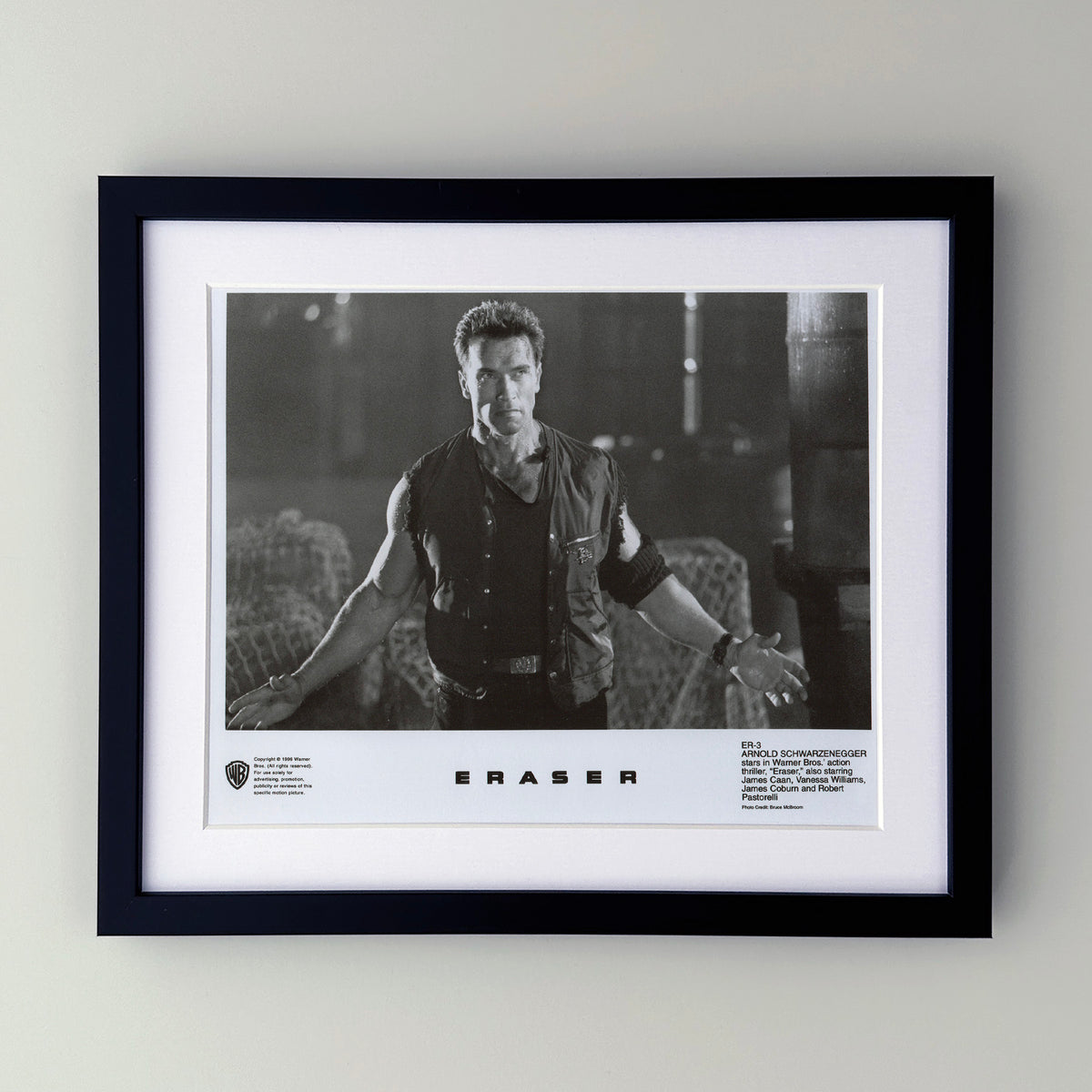 Eraser 1996 Film Movie Press Publicity Still Framed