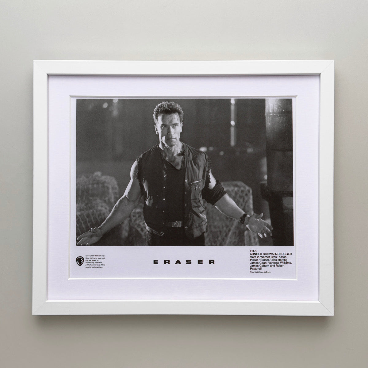 Eraser 1996 Film Movie Press Publicity Still Framed