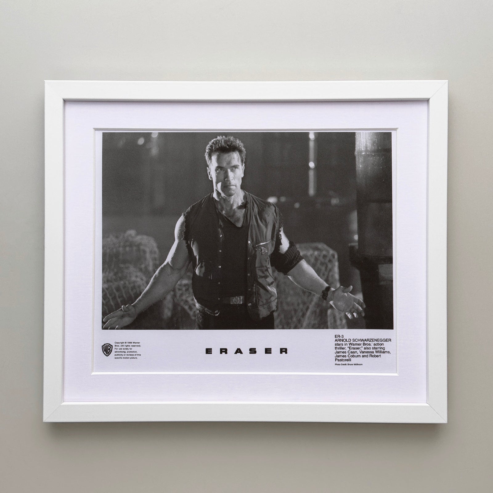 Eraser 1996 Film Movie Press Publicity Still Framed