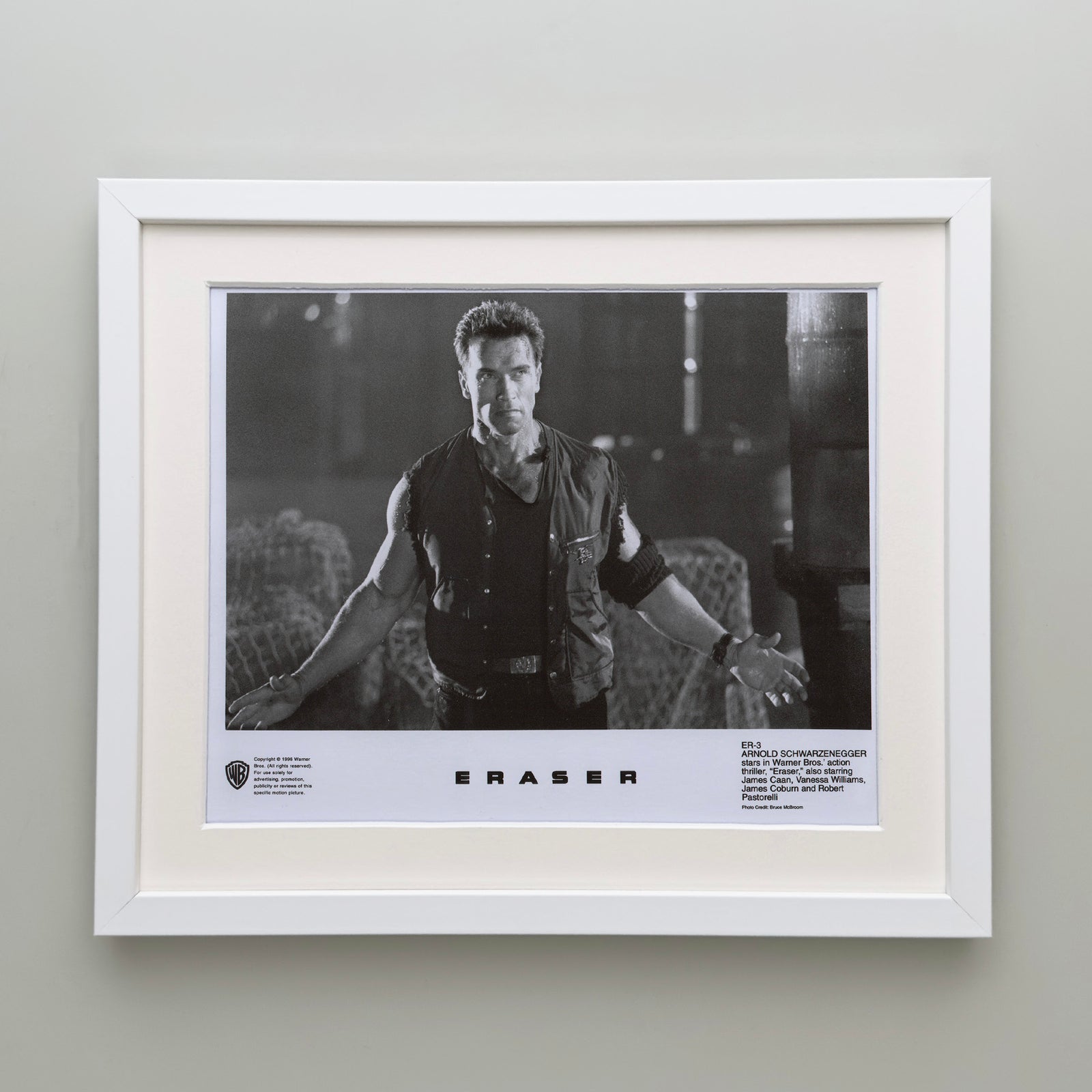 Eraser 1996 Film Movie Press Publicity Still Framed