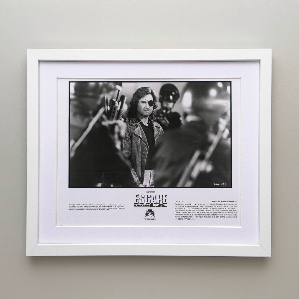 Escape from LA 1996 Film Movie Press Publicity Still Framed