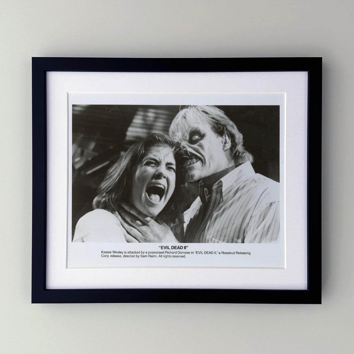 Evil Dead 2 1987 Film Movie Press Publicity Still Framed