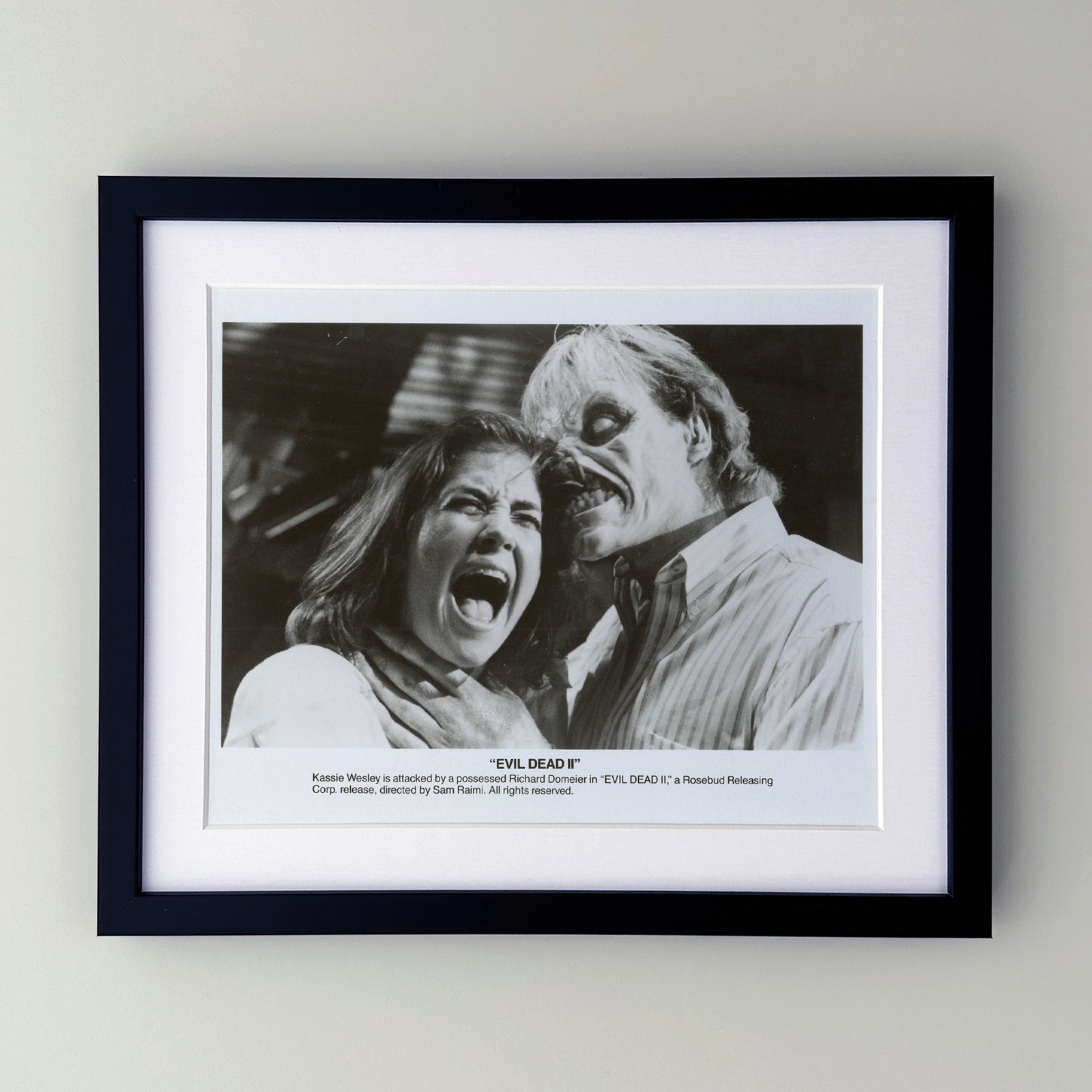 Evil Dead 2 1987 Film Movie Press Publicity Still Framed