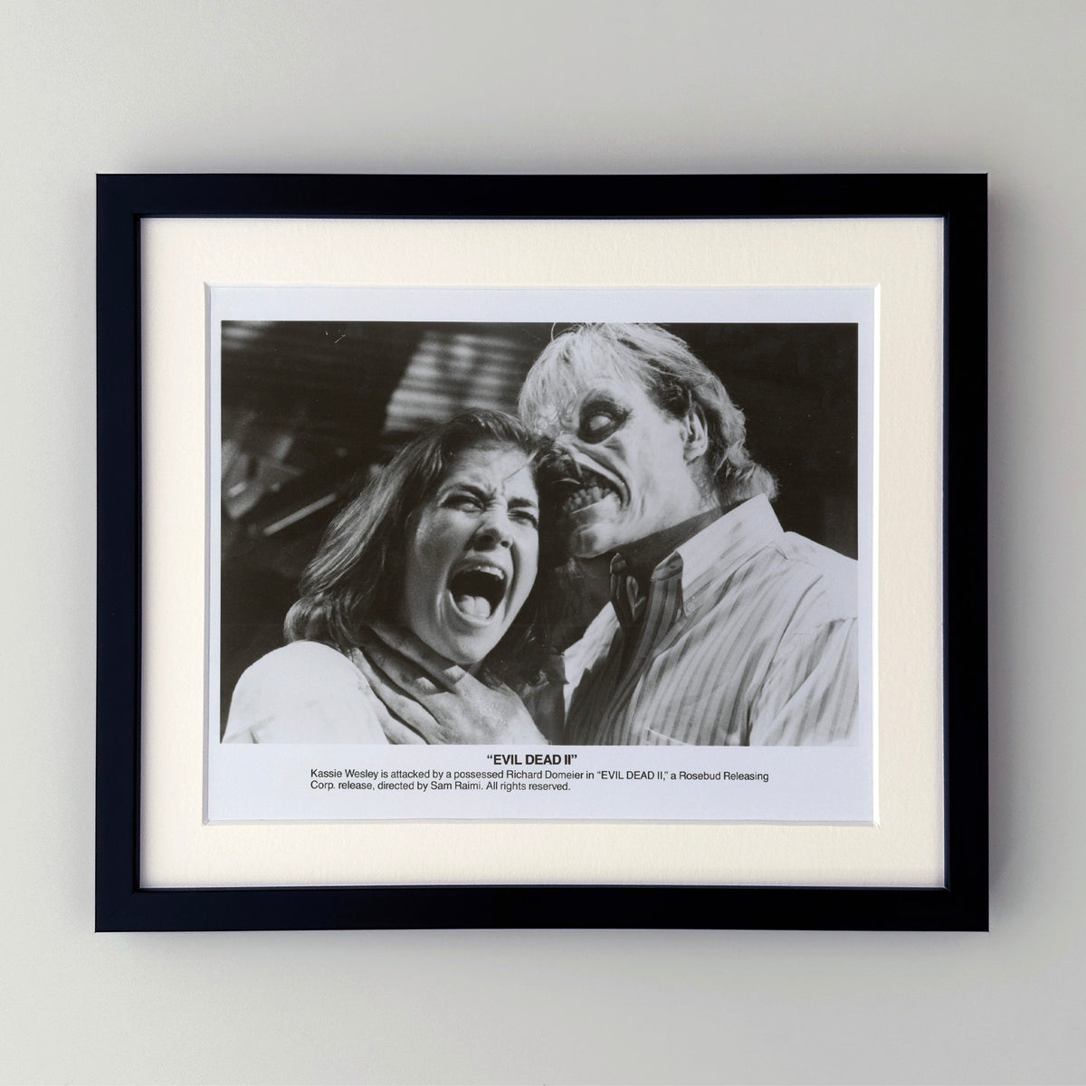 Evil Dead 2 1987 Film Movie Press Publicity Still Framed