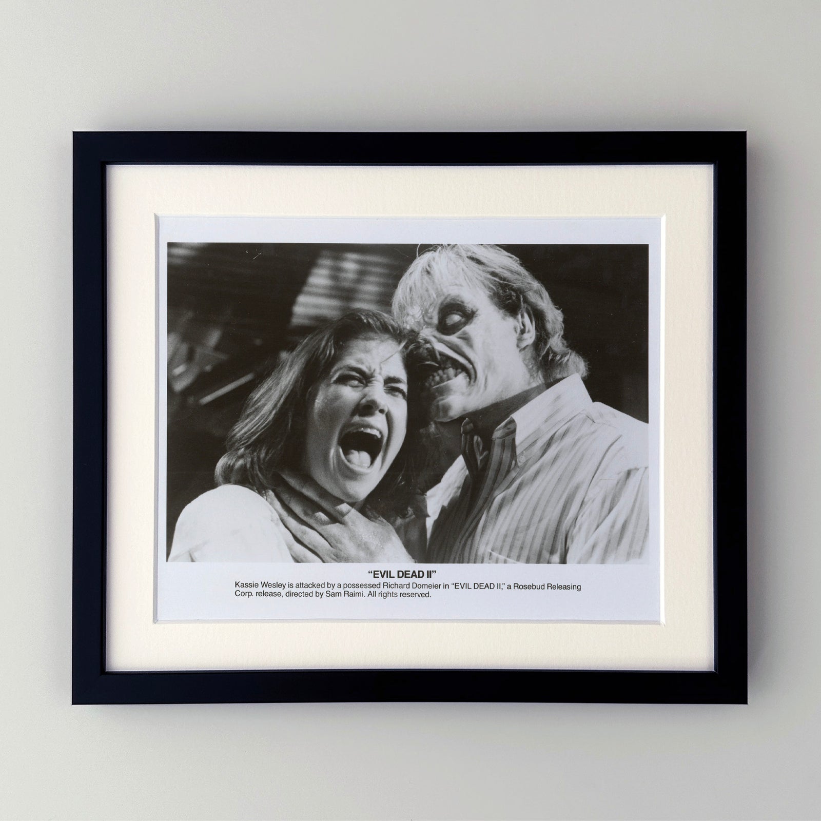 Evil Dead 2 1987 Film Movie Press Publicity Still Framed
