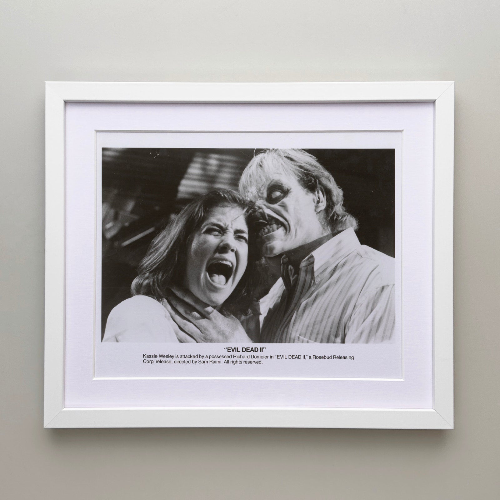 Evil Dead 2 1987 Film Movie Press Publicity Still Framed