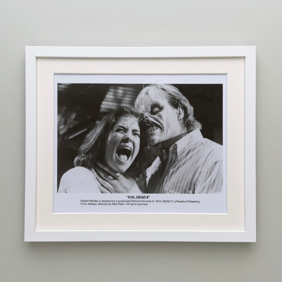 Evil Dead 2 1987 Film Movie Press Publicity Still Framed