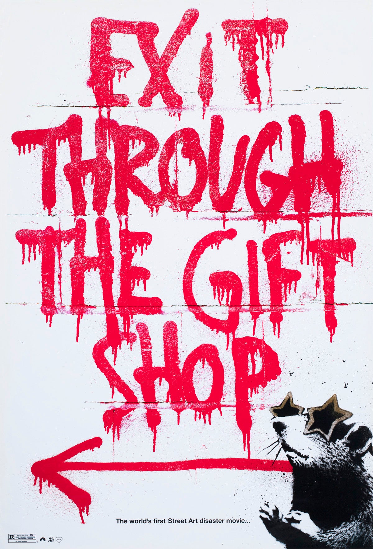 Exit Through the Gift Shop 2010 US 1 Sheet Film Movie Poster Banksy