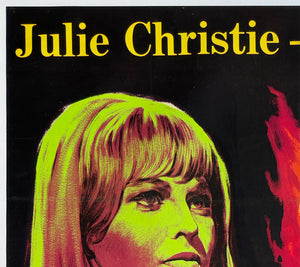 Fahrenheit 451 1967 French Grande Film Movie Poster, Guy Gerard Noel - detail